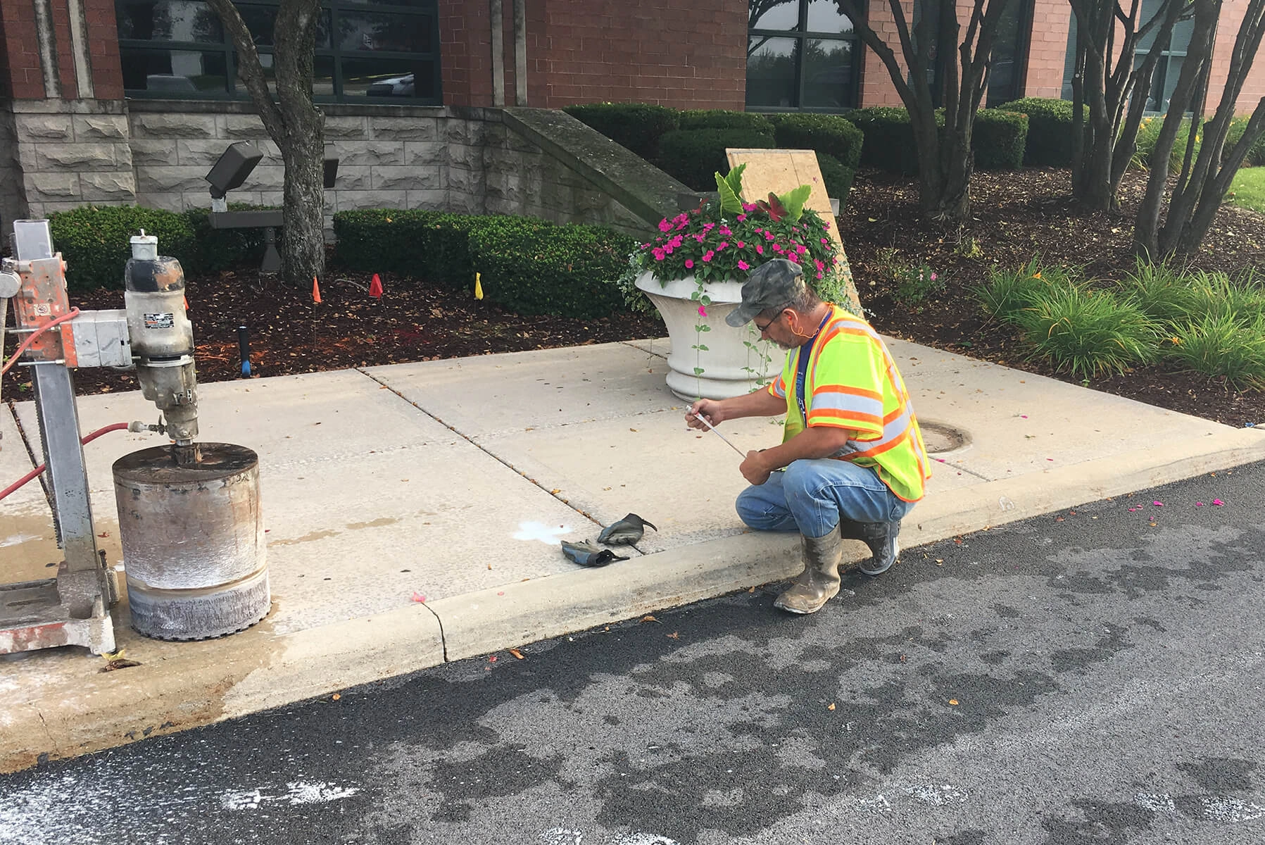 Village of Tinley Park Police Station Parking Lot Renovation 1