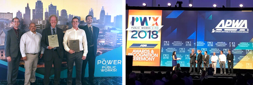 The County of Monterey, CA, received the prestigious APWA Public Works Project of the Year.