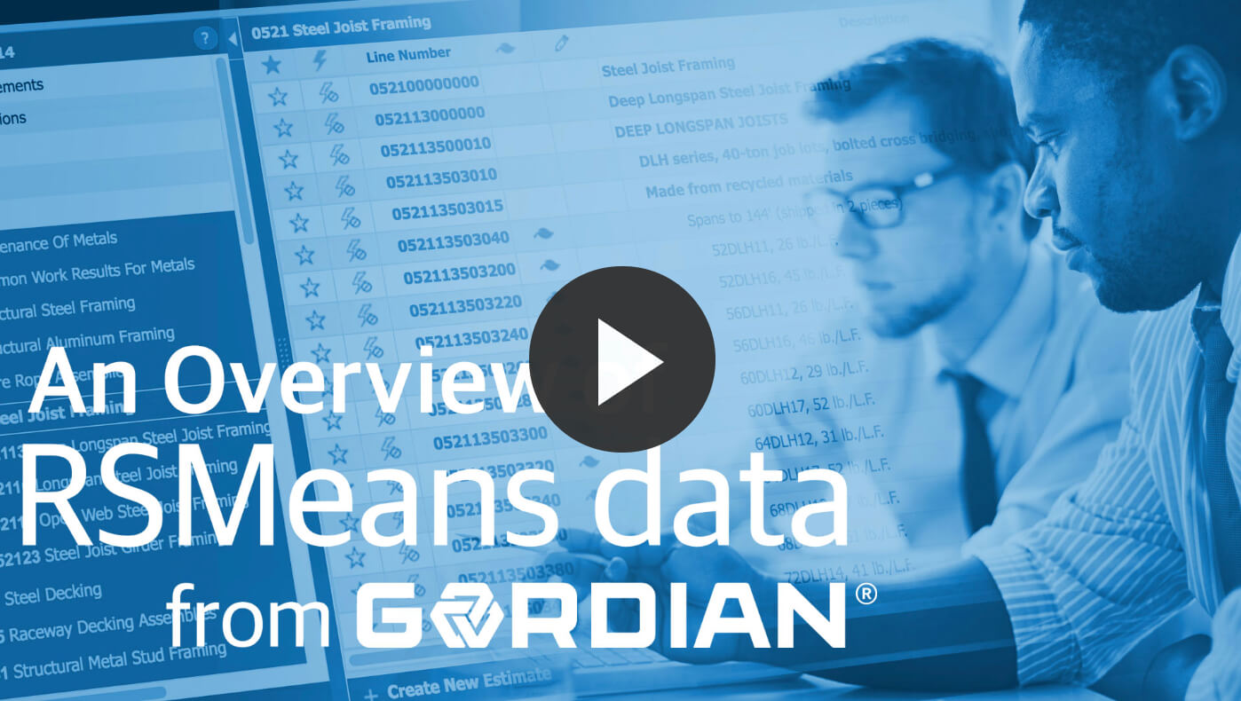 Getting Started with RSMeans Data Online