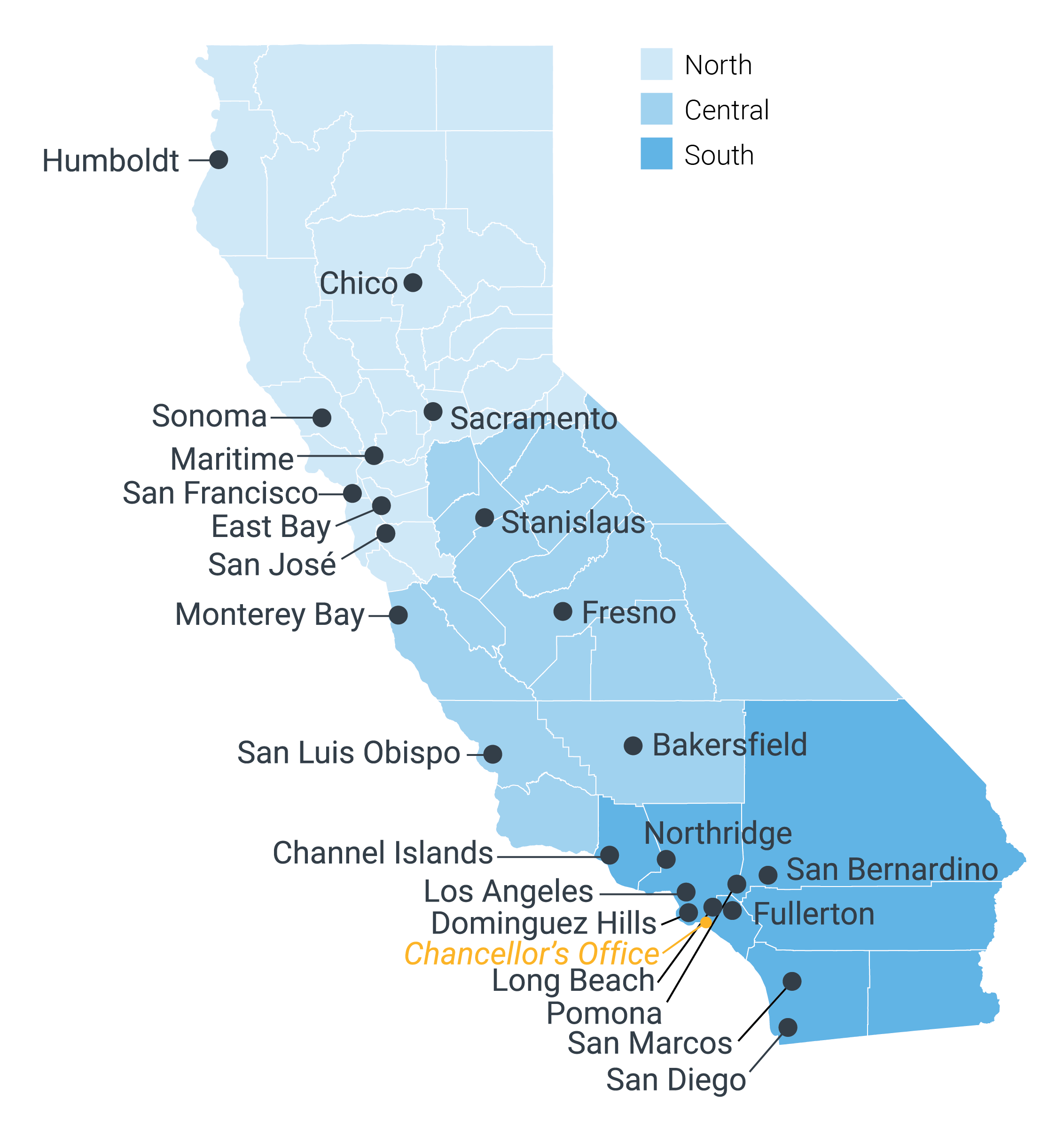 CSU JOC Map