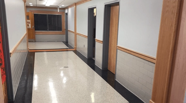 School Renovates Hallway Over Summer Break With ezIQC® 3