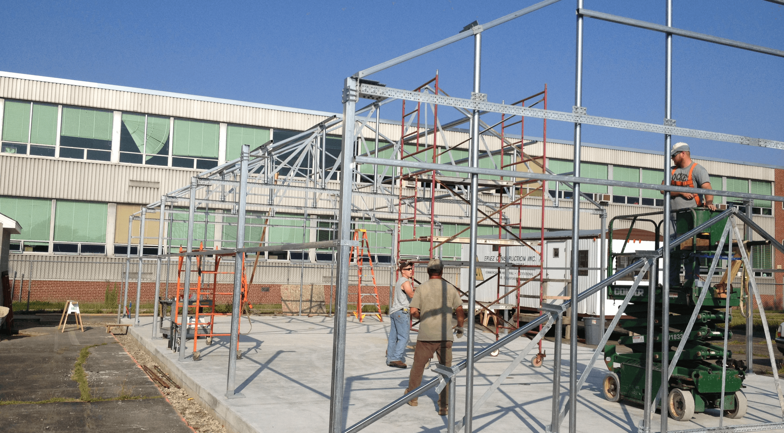 Greenhouse Assembled During Summer Break with ezIQC® 1