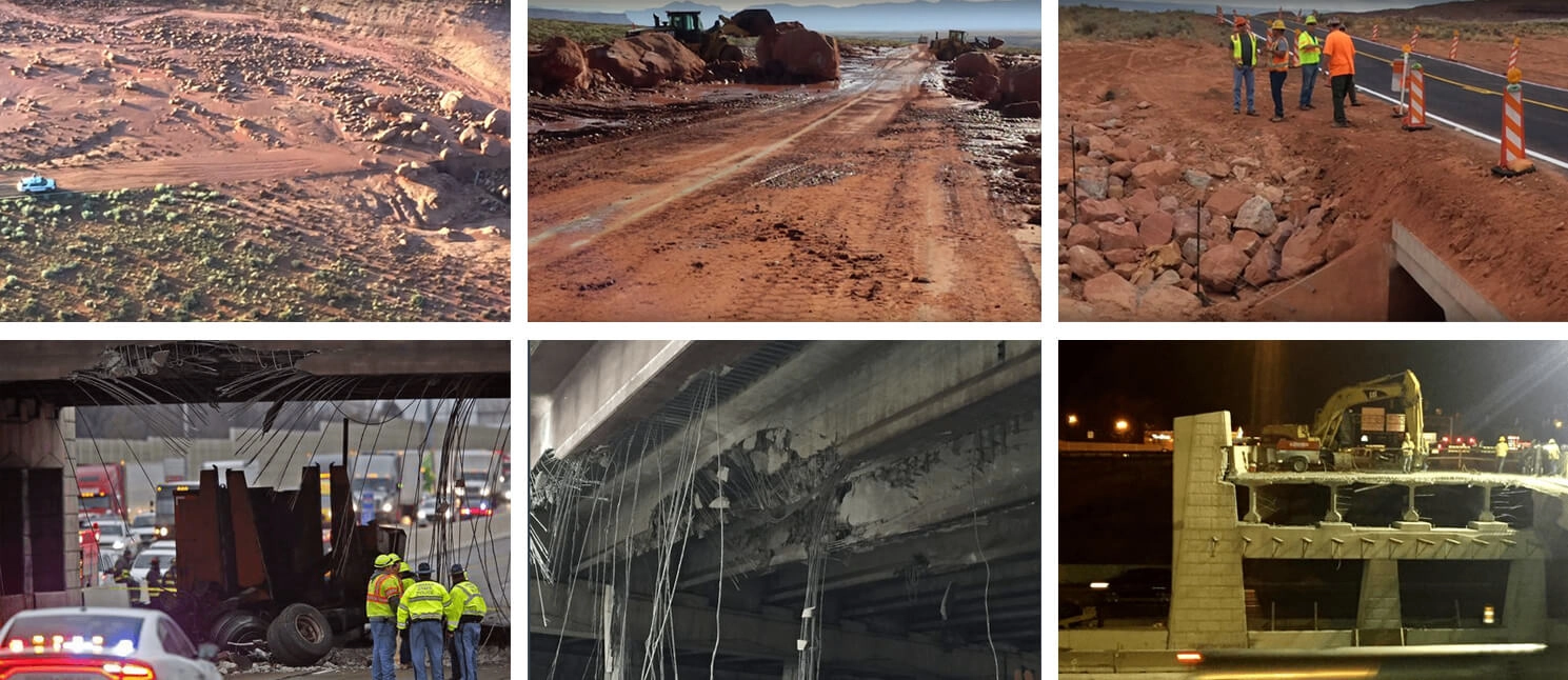 Gordian repairs roads and bridges quickly with Job Order Contracting.
