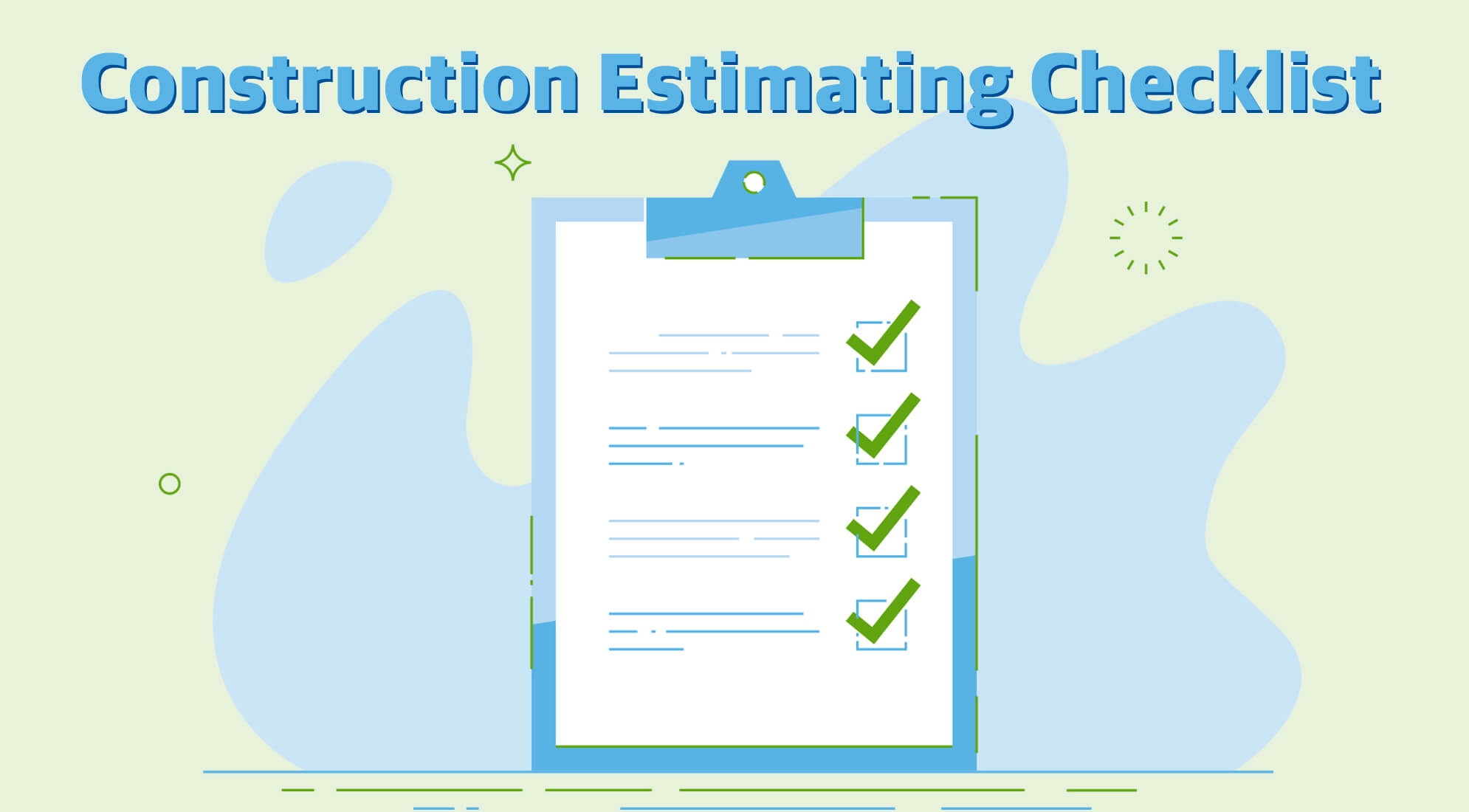 Construction Cost Estimating Checklist 2