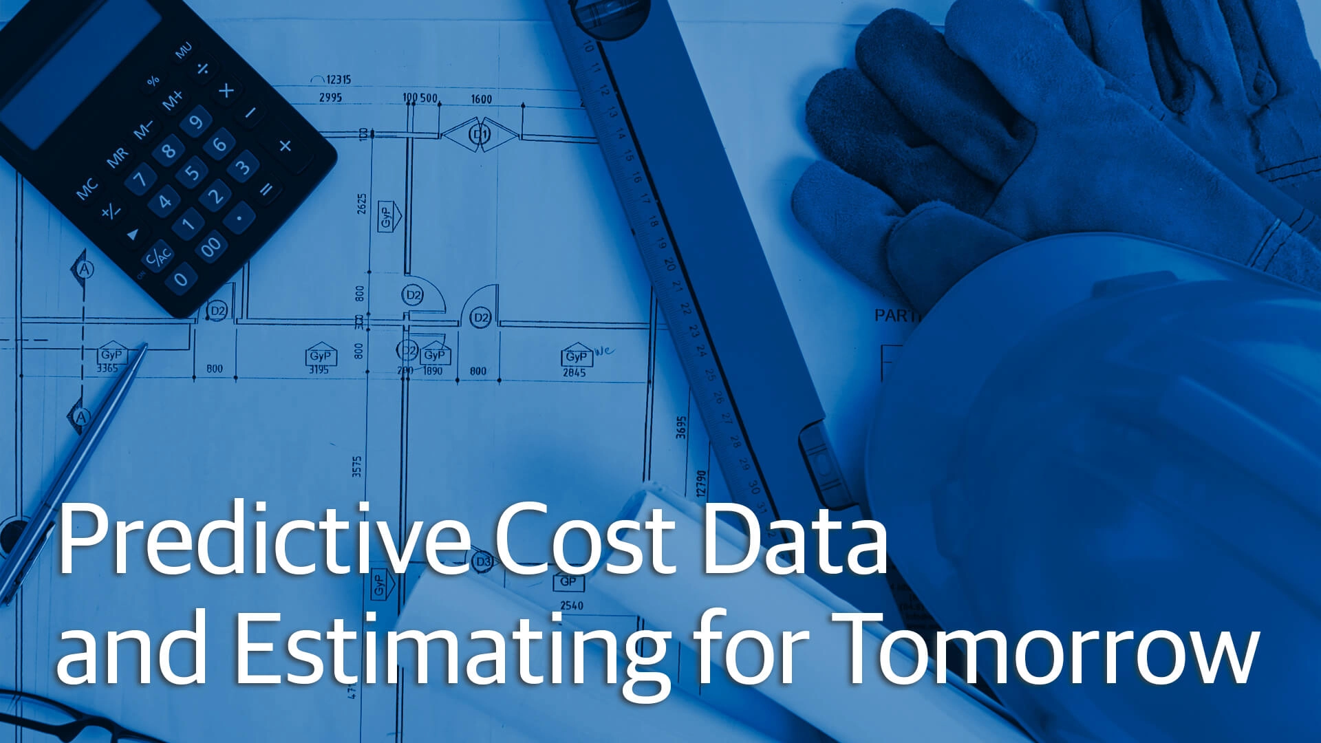 Predictive Construction Cost Data and Estimating for Tomorrow 2