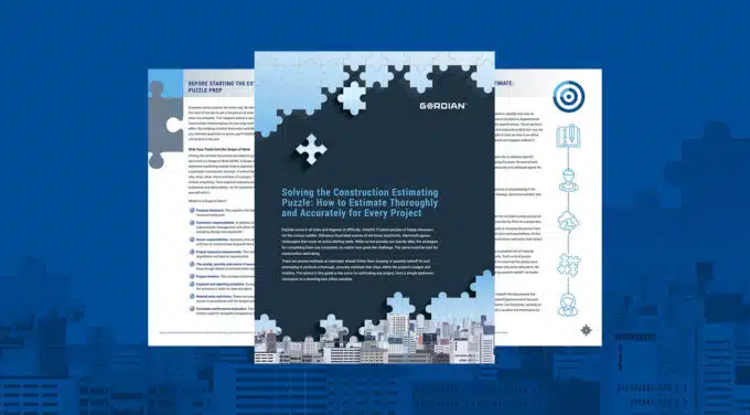 Solving the Construction Estimating Puzzle