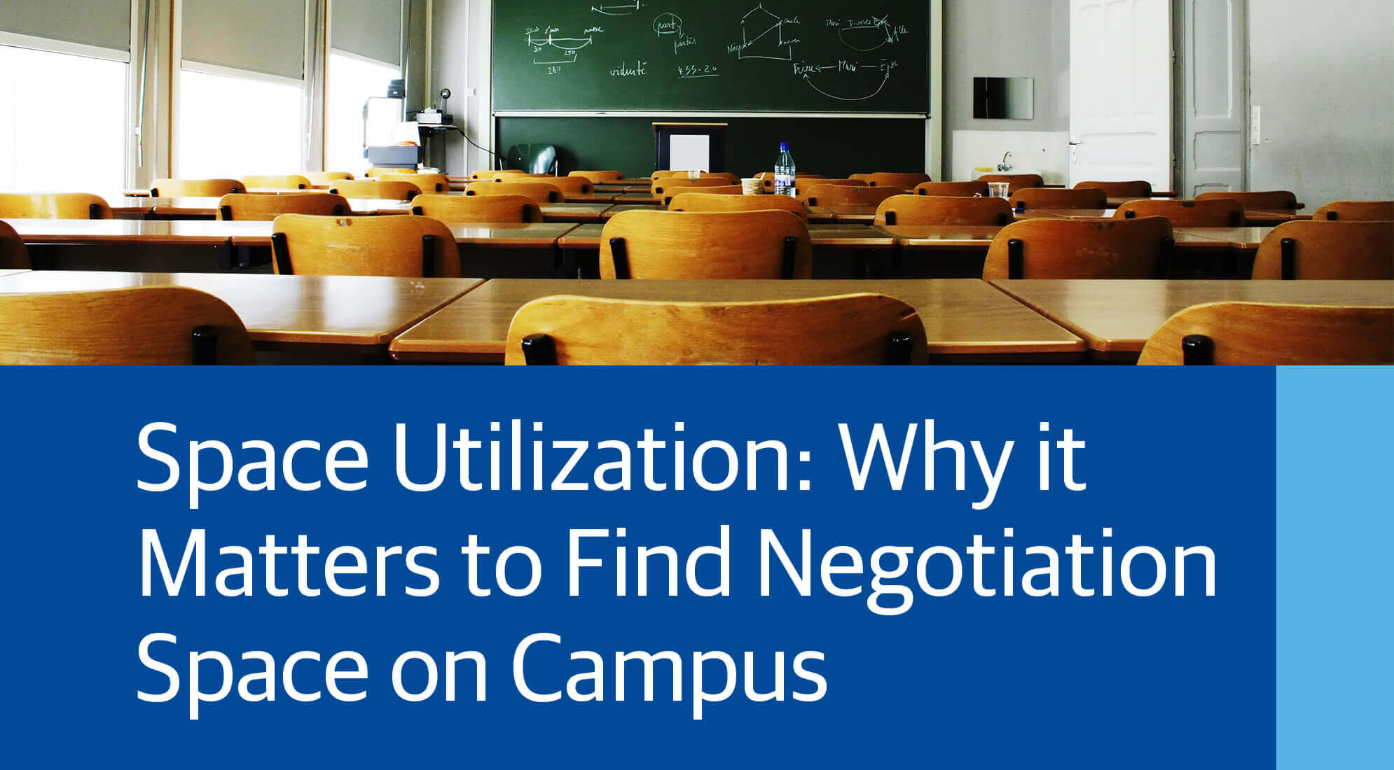 Space Utilization: Why it Matters to Find Negotiation Space On Campus