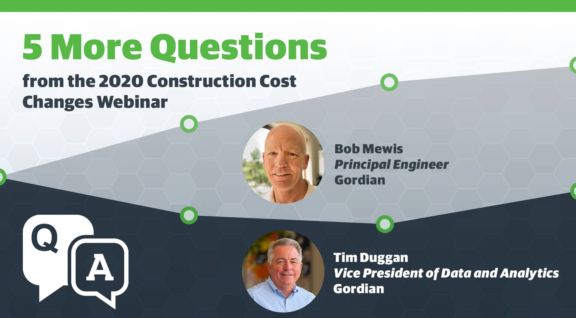 5 More Popular Questions from the 2020 Construction Cost Changes Webinar