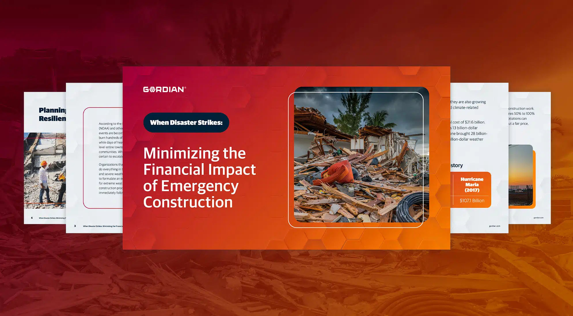 When Disaster Strikes: Minimizing the Financial Impact of Emergency Construction Work 1