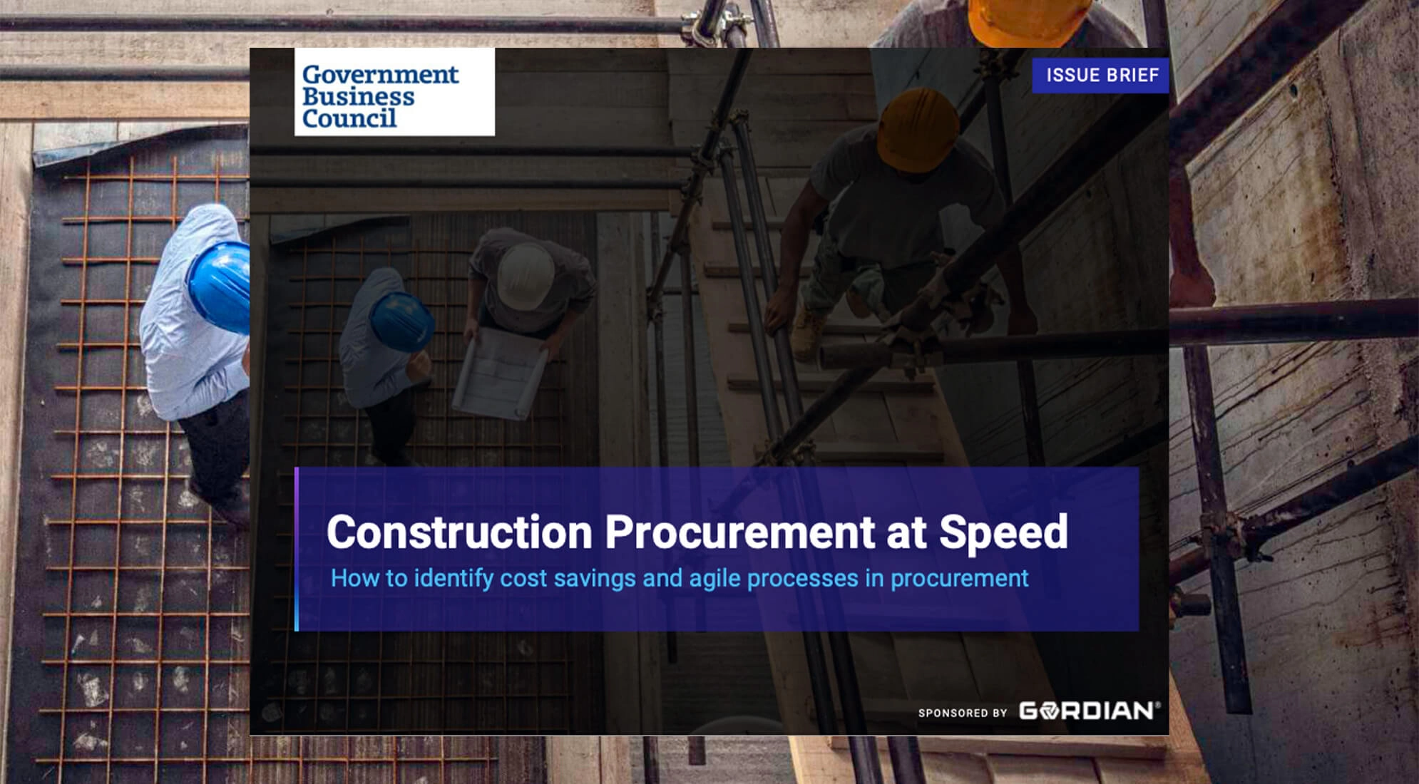 Construction Procurement at Speed: How to Identify Cost Savings and Agile Processes in Procurement 1