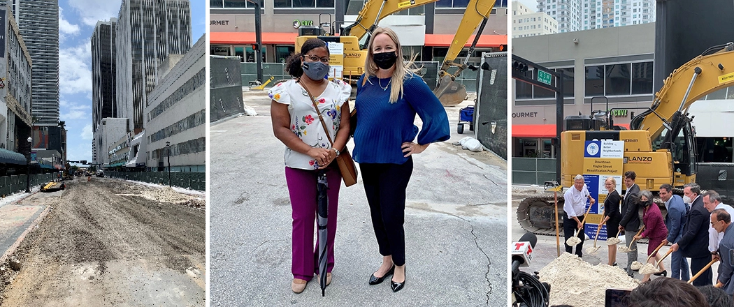 Gordian was well represented at the Downtown Flagler Street Beautification Project official groundbreaking ceremony this week by Account Managers Wendy Jaramillo and Alana Garcia. It’s an honor to be assisting this huge initiative to revitalize and enhance this historic street in the heart of Downtown Miami.