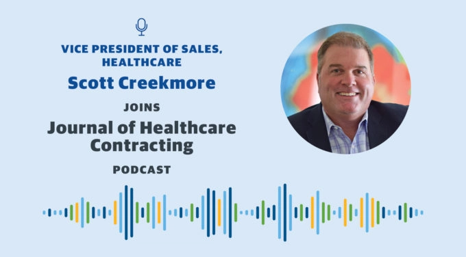 Gordian Vice President of Healthcare Sales, Scott Creekmore, Joins Journal of Healthcare Contracting Podcast