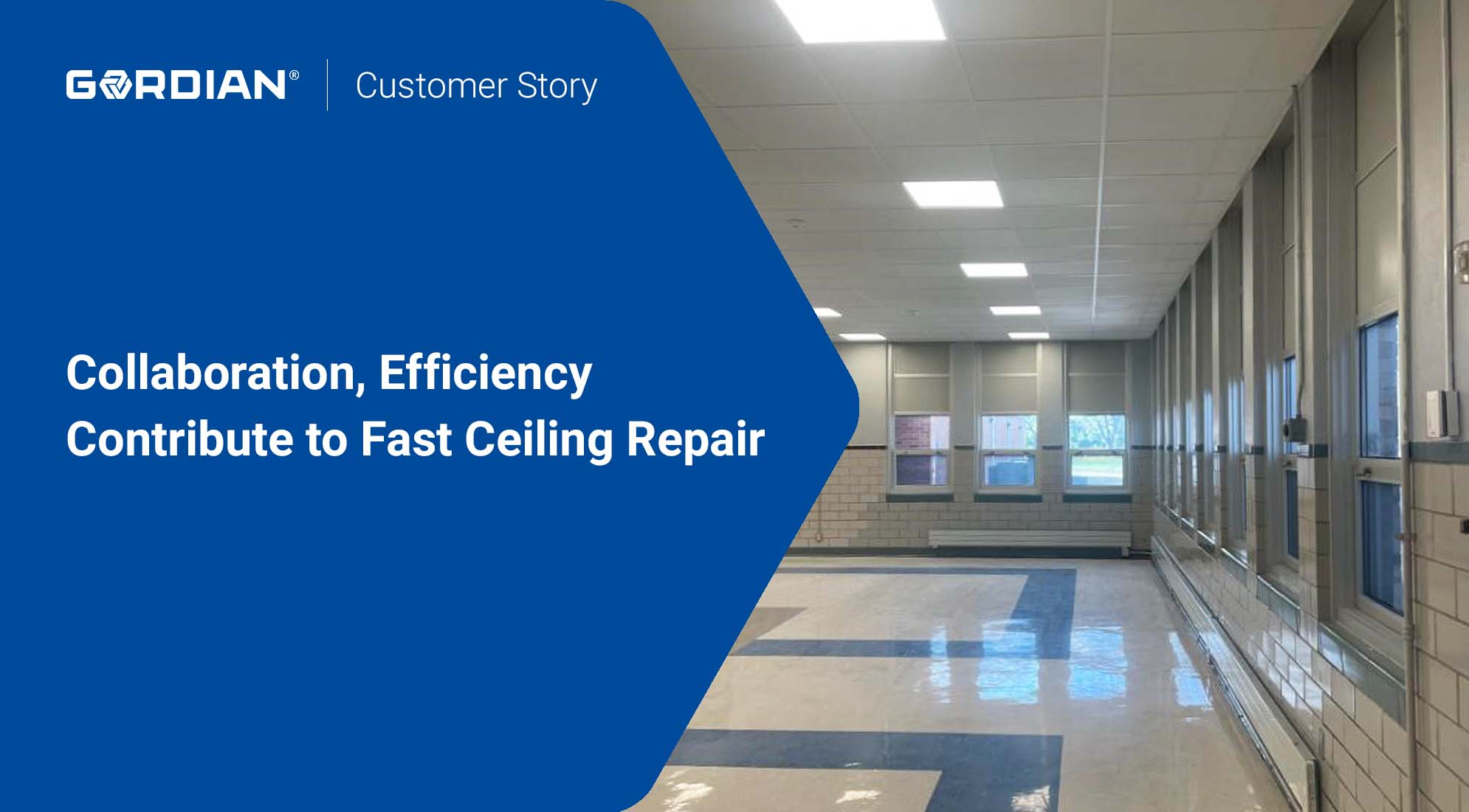 Rural School Cafeteria Renovated Quickly with ezIQC®️ 1