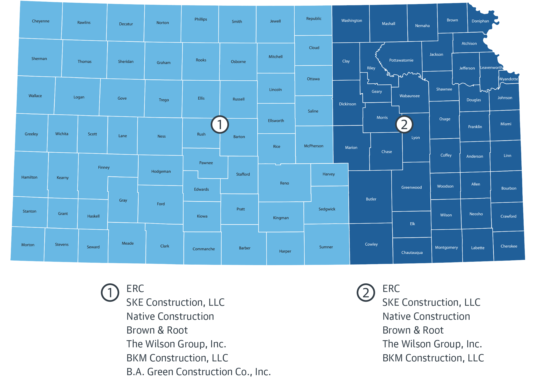 ezIQC Buyboard Kansas Map