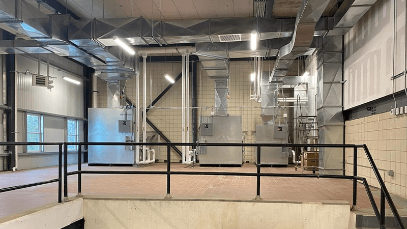 Wastewater Treatment Plant Upgrades HVAC, Revitalizes Building 3