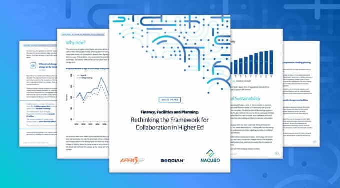 Finance, Facilities and Planning: Rethinking the Framework for Collaboration in Higher Ed Card