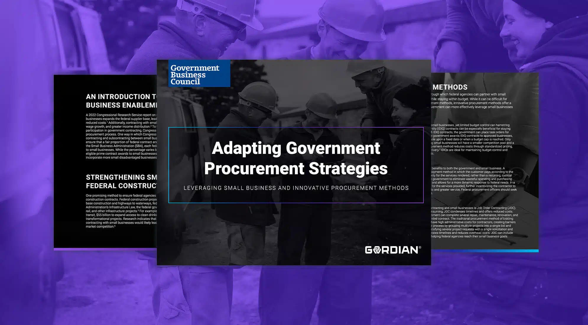 Federal Small Business Enablement through Innovative Procurement Methods