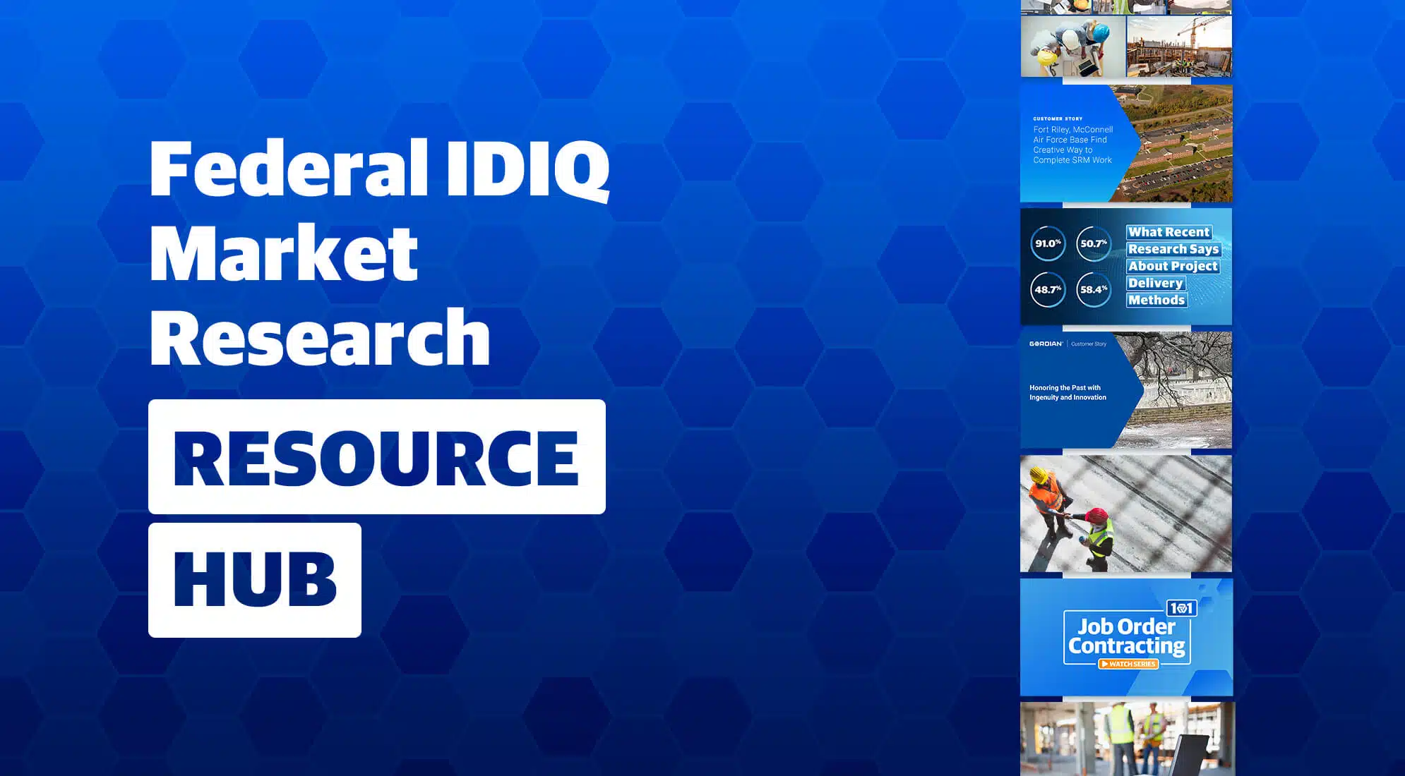 Federal IDIQ Market Research Resource Hub 2