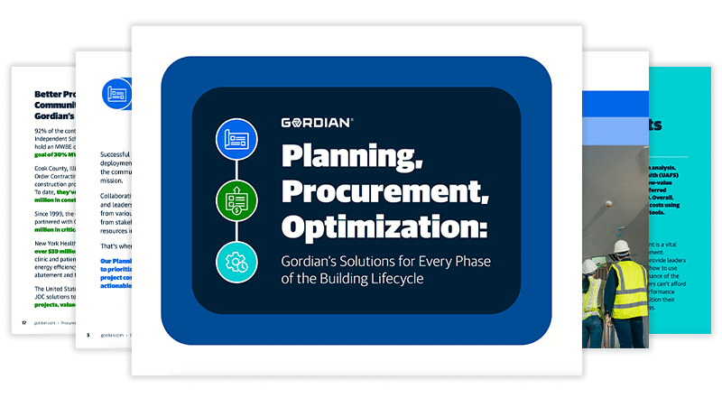 Building Lifecycle - Plan, Procure and Optimize