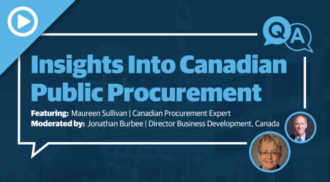 Insights Into Canadian Public Procurement with Maureen Sullivan