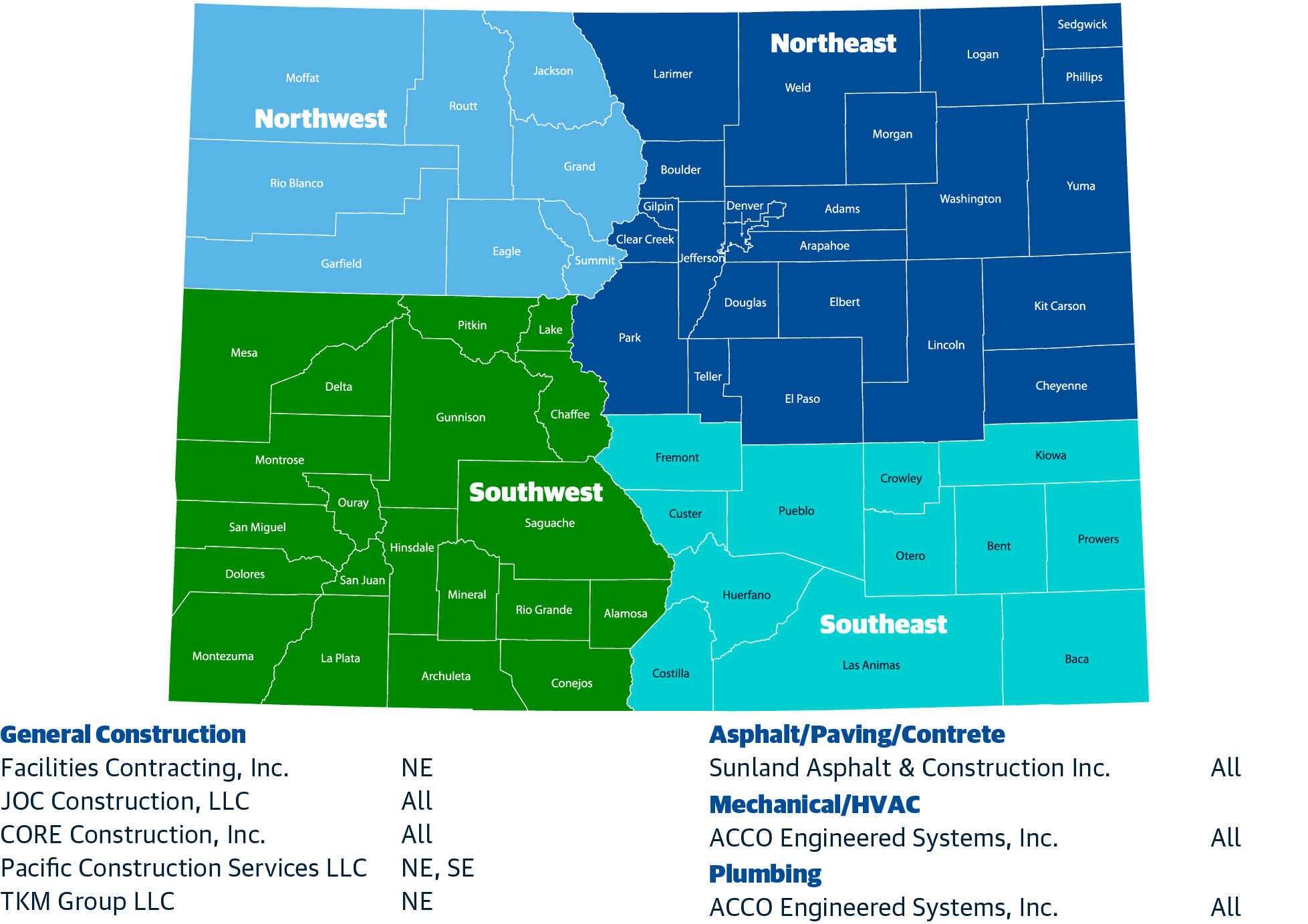 Sourcewell Colorado Map