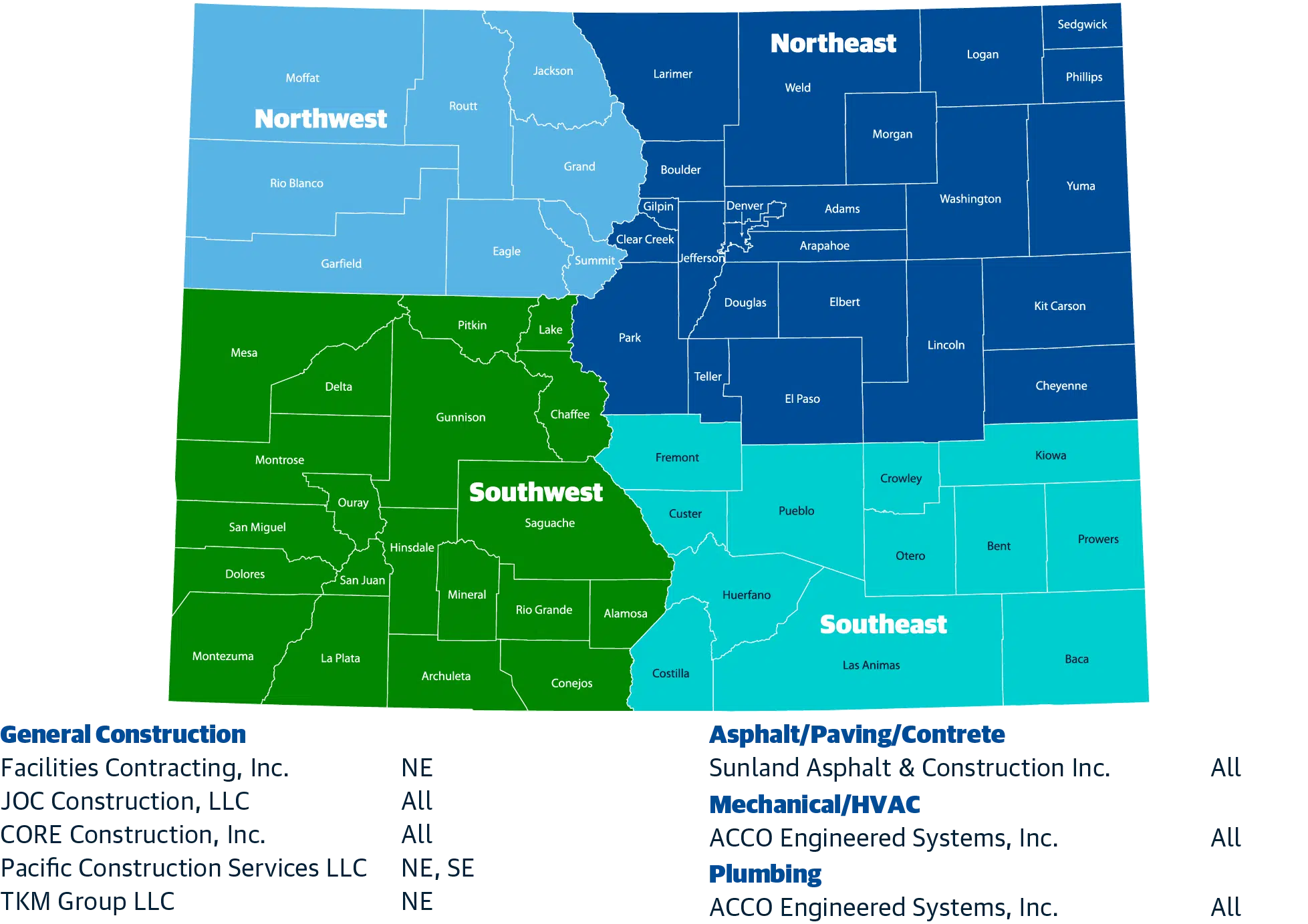 Sourcewell Colorado Map