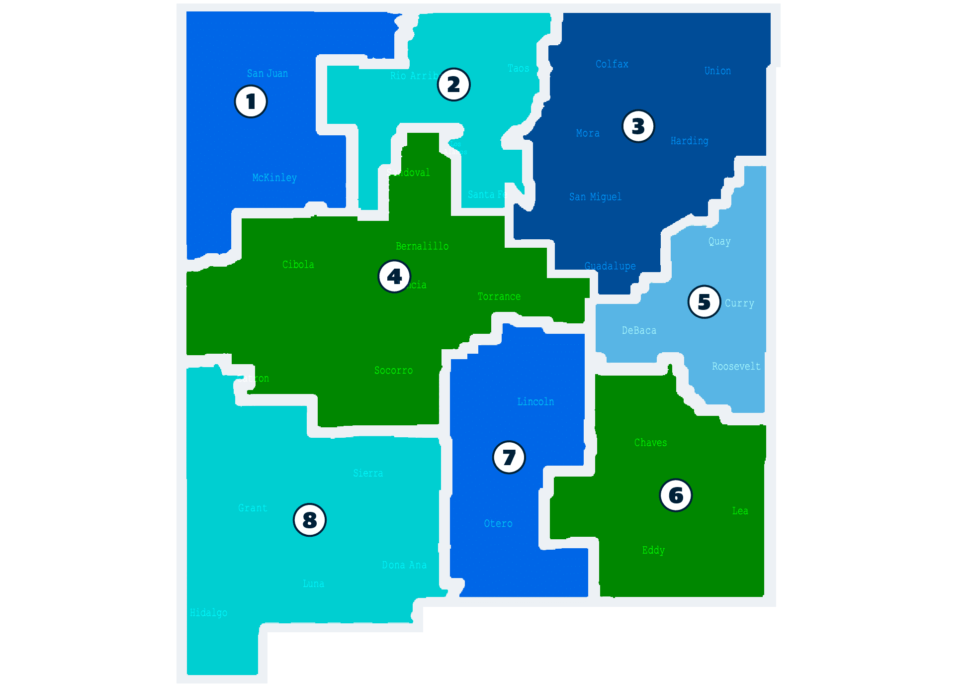 Cooperative Educational Services Map