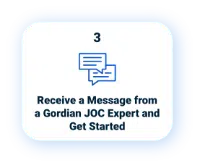 Receive a Message from a Gordian JOC Expert and Get Started