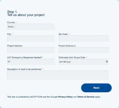 Thumbnail image of the Gordian project entry form