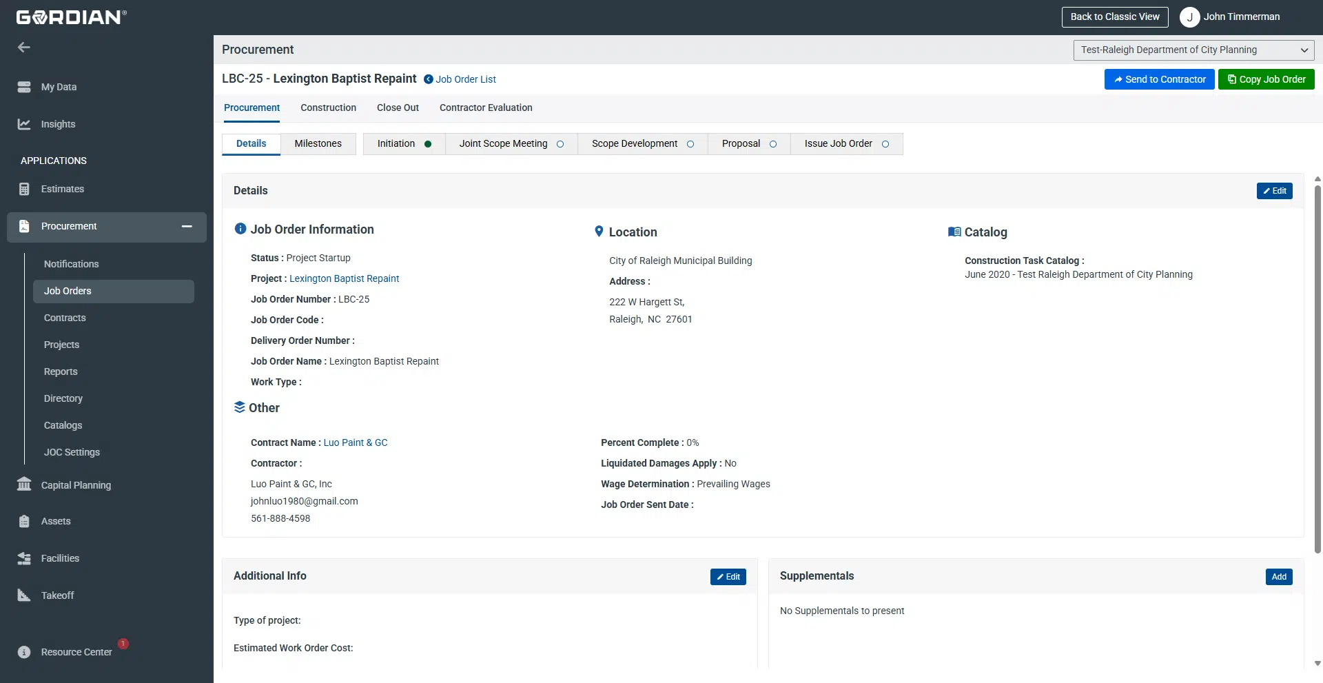 Explore Gordian Cloud Platform 7
