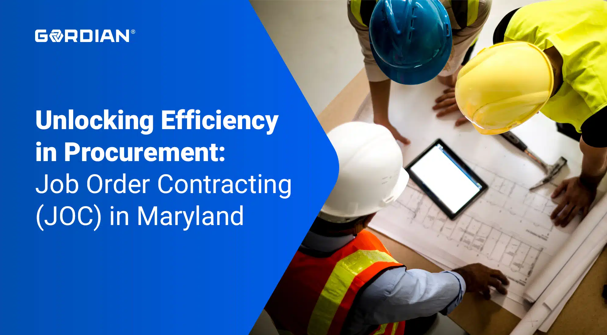 Unlocking Efficiency in Procurement: Job Order Contracting (JOC) in Maryland