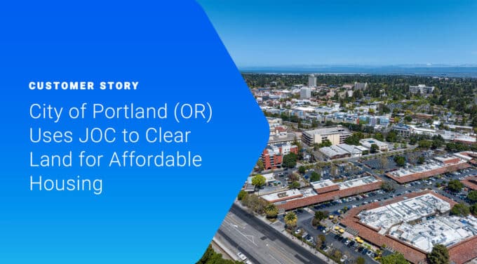 City of Portland (OR) Uses JOC to Clear Land for Affordable Housing