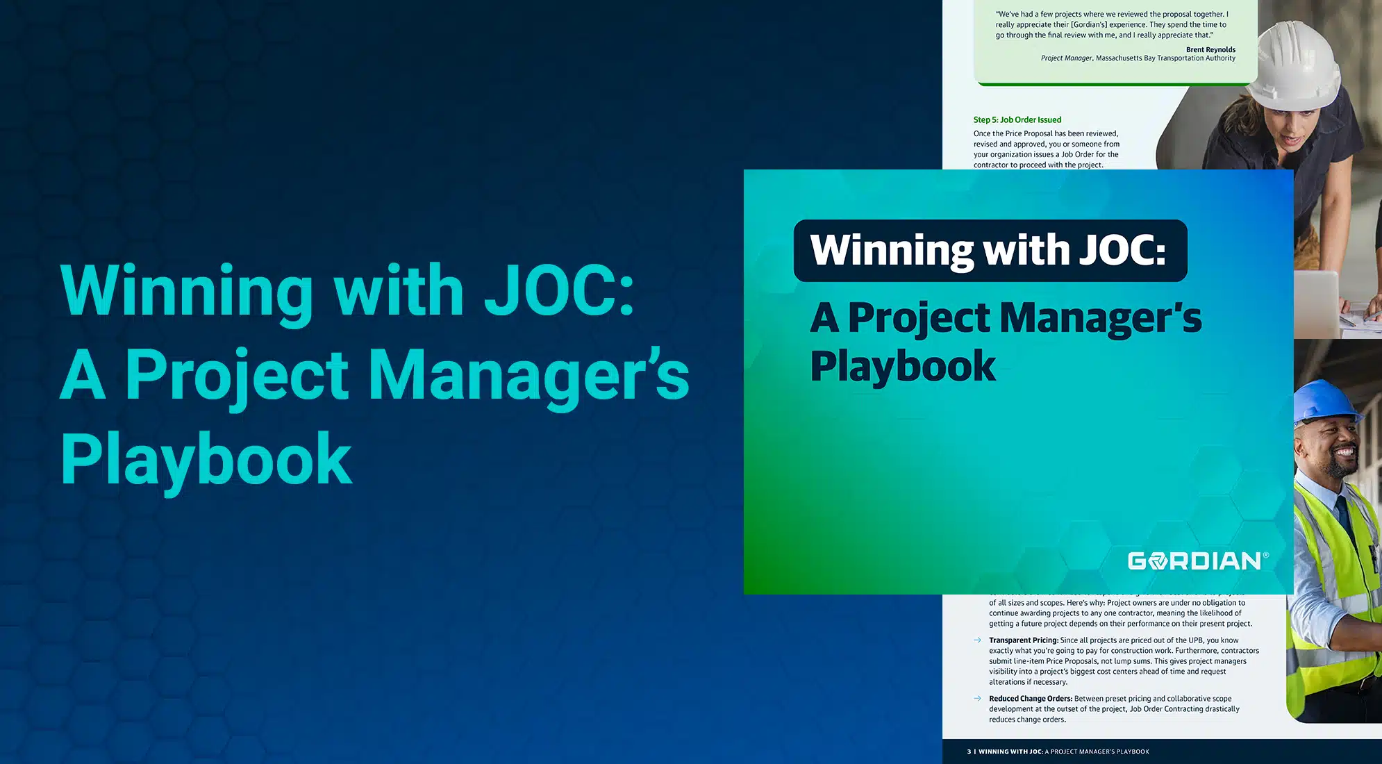 Winning With JOC: A Project Manager’s Playbook 6 Winning With JOC: A Project Manager’s Playbook 3