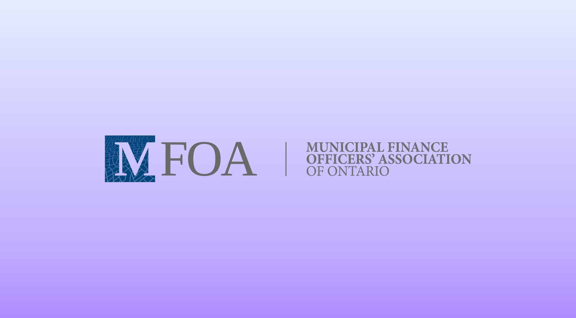 Municipal Finance Officers’ Association of Ontario (MFOA) Annual Conference